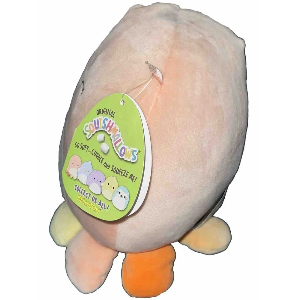 Squishmallows Melina the Easter‎ Octopus 7 inch Plush Toy Orange